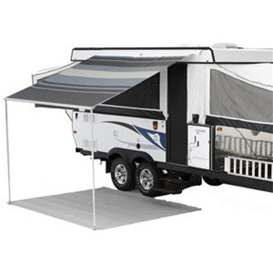 Picture of Carefree Campout Sierra Brown Vinyl 8' 5"L X 6' 6"Ext Adj Pitch Manual Bag Awning 981018A00 00-1006                          