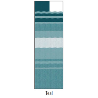 Picture of Carefree  13' 2" Teal Dune Stripe w/ W WG Vinyl Patio Awning Fabric JU148C00 00-1633                                         