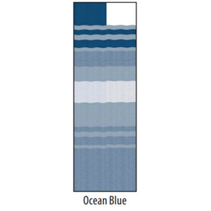 Picture of Carefree  17' 2" Ocean Blue Dune Stripe w/ W FLX Grd Vinyl Patio Awning Fabric JU188E5B 00-1816                              