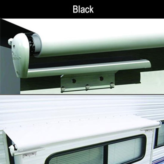 Picture of Carefree Slideout Cover (TM) Solid Black Vinyl 122-129" Roof X 42"Ext Power Slide-Out Awning LH1296242 00-7950               