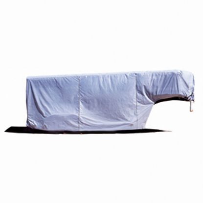 Picture of ADCO SFS AquaShed (R) Gray Fabric/Poly Cover For 28' 7"-31' 6" Gooseneck Horse Trailers 46013 01-0008                        