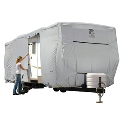 Picture of Classic Accessories PermaPRO (TM) Polyester Water Resistant RV Cover For 20-22' Travel Trailers 80-135-151001-00 01-0271     
