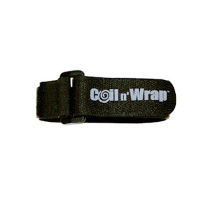 Picture of Coil n' Wrap  10" L Black Awning Arm Safety Strap 006-6 01-0663                                                              