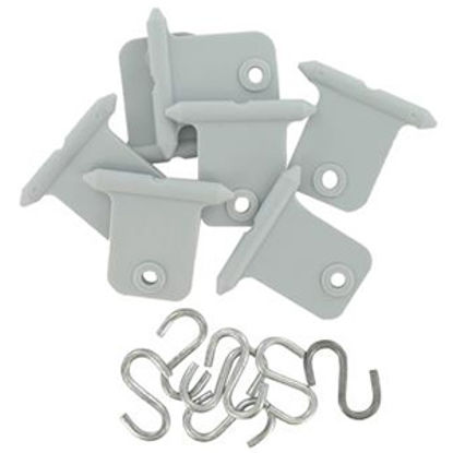 Picture of Valterra  6-Pack Gray Awning Hanger A77040 01-0943                                                                           