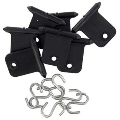 Picture of Valterra  6-Pack Black Awning Hanger A77041 01-0944                                                                          