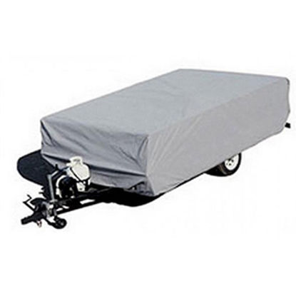 Picture of ADCO  Gray Poly Cover For Folding/Pop-Up Up To 8' Tent Trailers 2890 01-1078                                                 