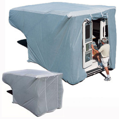 Picture of ADCO SFS AquaShed (R) Gray Fabric/Polypropylene Medium Cover For 8'-10' Truck Campers 12262 01-1157                          
