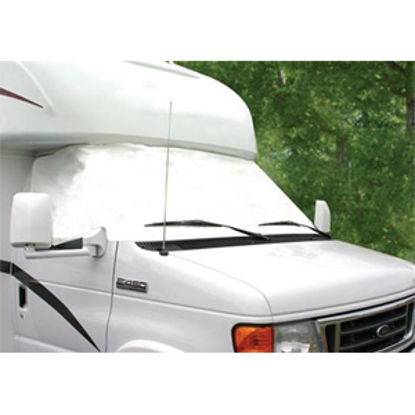 Picture of Camco  White Vinyl Windshield Cover For Class C Chevrolet Motorhomes 45244 01-1411                                           