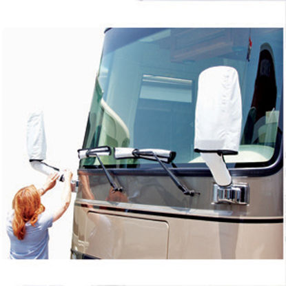 Picture of ADCO Tyvek (R) Windshield Wipers/Mirror Combo Cover 2478 01-1672                                                             