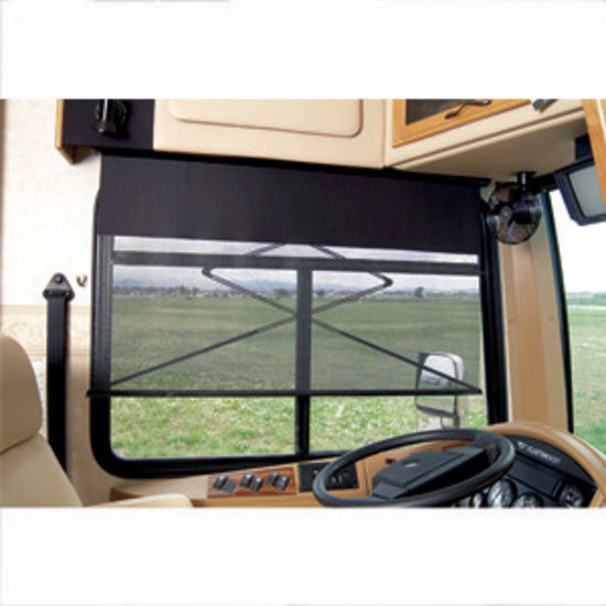 Picture of Carefree Power SideVisor (TM) 36" Power Side Visor w/ RH Motor Window Shade YR036ZD36R-RP 01-2849                            