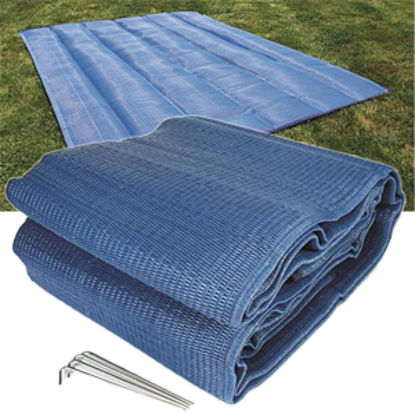 Picture of Camco  9' x 12' Blue Camping Mat 42821 01-2930                                                                               