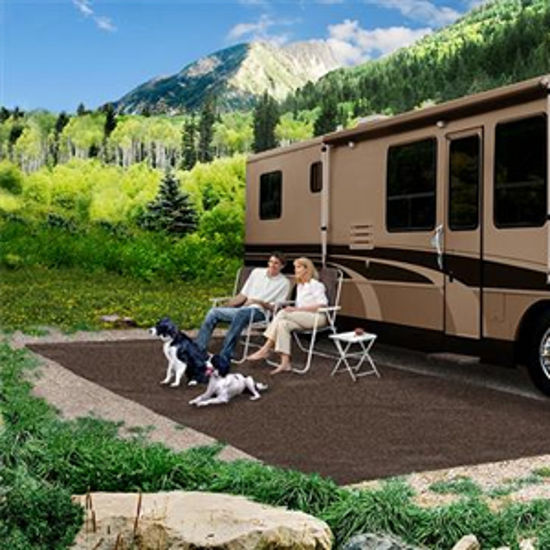 Picture of Prest-o-Fit  6' x 9' Espresso Camping Mat 2-1080 01-3002                                                                     