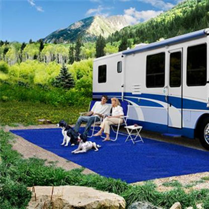 Picture of Prest-o-Fit  6' x 9' Imperial Blue Camping Mat 2-1081 01-3003                                                                