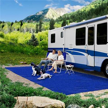 Picture of Prest-o-Fit  8' x 20' Imperial Blue Camping Mat 2-1171 01-3084                                                               
