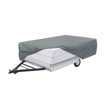 Picture of Classic Accessories PolyPRO (TM) 1 Gray Polypropylene Cover For 12'-14' Folding Camper Trailers 74403 01-3762                