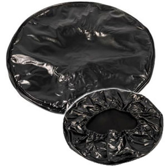 Picture of Camco  Black 29-3/4" Size-E Spare Tire Cover 45255 01-4147                                                                   