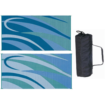 Picture of Ming's Mark  8' x 16' Blue/Green Reversible Camping Mat GB3 01-4995                                                          