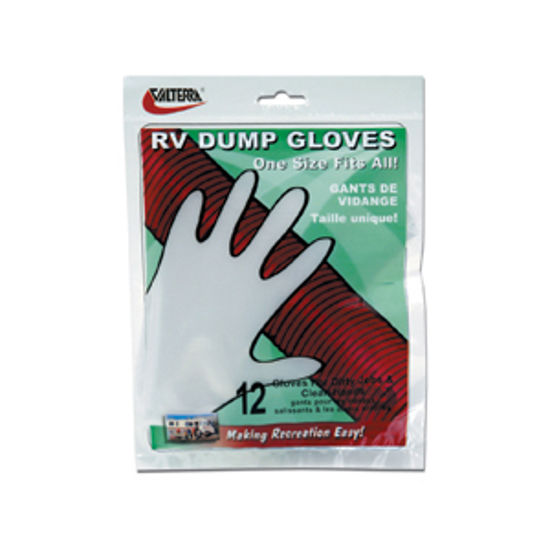 Picture of Valterra  12-Bag One Size Polyethylene Disposable Dump Gloves D04-0108 02-1445                                               