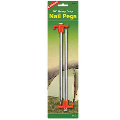 Picture of Coghlan's  2-Pack 10" Steel Tent Peg 8310 03-0004                                                                            