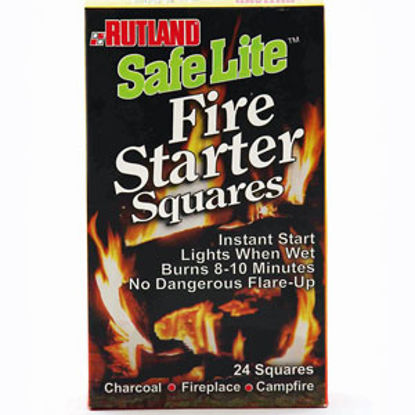 Picture of Rutland Products Safe Lite (R) 24-Pack Campfire Starter 50C 03-0066                                                          