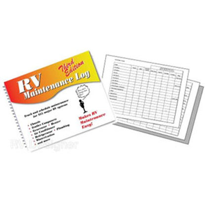 Picture of RV Designer  Soft Cover RV Maintenance Log Book B345 03-0124                                                                 