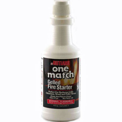 Picture of Rutland Products One Match (R) 16 Oz Gel Type Campfire Starter 49 03-0163                                                    
