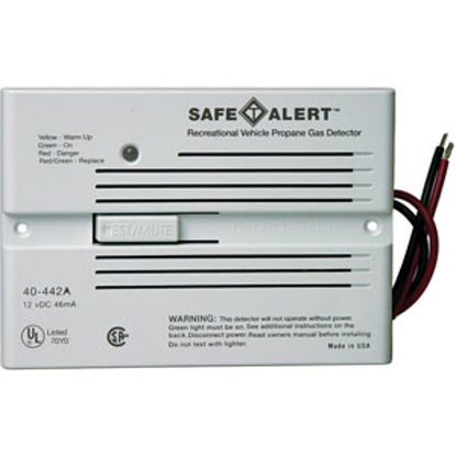 Picture of Safe-T-Alert  Flush Mount White 4.8"L X 3.4"W X 1.4"Thk LP Leak Detector 40-442-P-WT 03-0272                                 