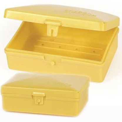 Picture of Camco  Yellow Plastic Box Style Soap Holder 51356 03-0345                                                                    