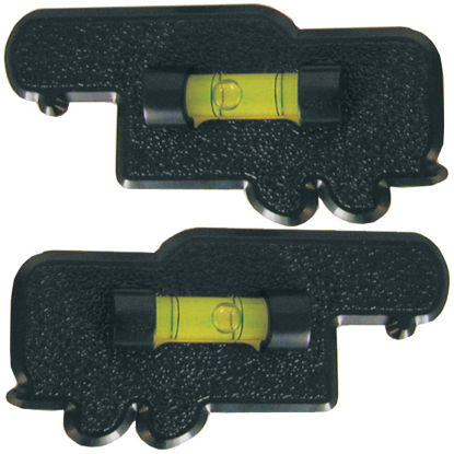 Picture of Prime Products  2-Pack Black Stick-On Bubble Design 5th Wheel Shaped RV Level 28-0113 03-0414                                