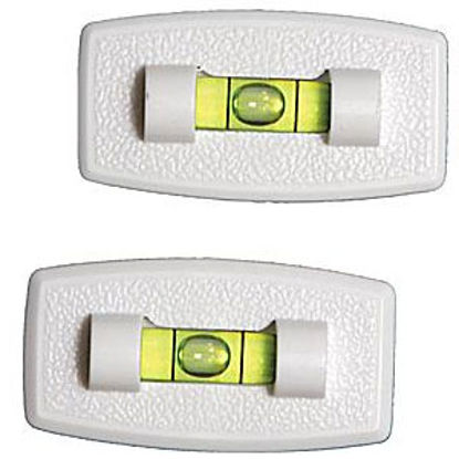 Picture of Prime Products  2-Pack White Stick-On Bubble Design RV Level 28-0124 03-0419                                                 