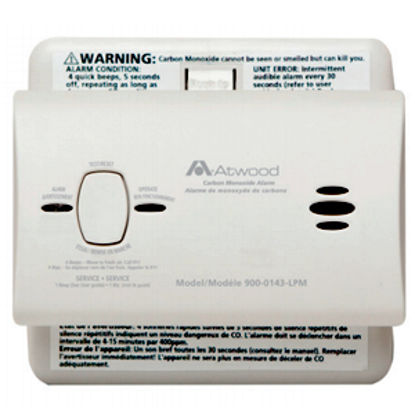 Picture of Dometic  White Battery Carbon Monoxide Detector 32701 03-0551