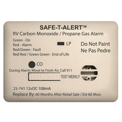 Picture of Safe-T-Alert  White CO/LP Leak Detector 25-741-WT 03-0647                                                                    