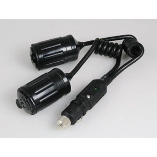 Picture of Marinco SeaLink (R) 12V 1' Cigarette Lighter Extension Cord w/Dual Outlet 12VADRV 03-0858                                    