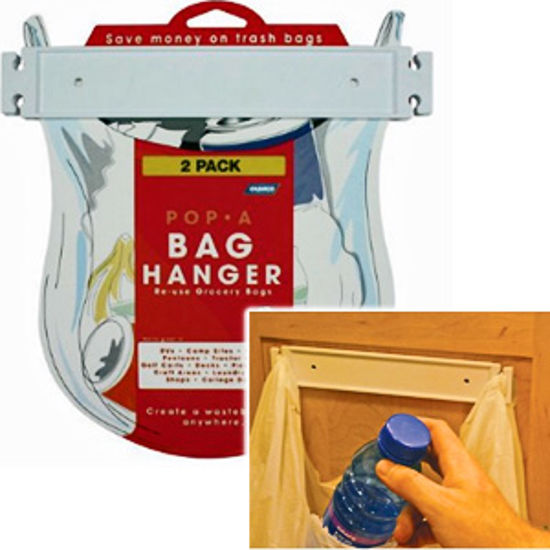 Picture of Camco Pop-A-Bag Double Sided Tape Mount Bag Holder 43593 03-0859                                                             
