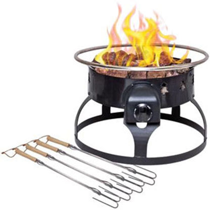 Picture of Camp Chef  Steel 19" Round LP With Ceramic Logs Fire Pit GCLOGD 03-0866                                                      