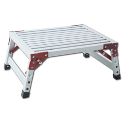 Picture of GP Logistics  8-3/4"H Aluminum Folding Step Stool H-21 03-0896                                                               