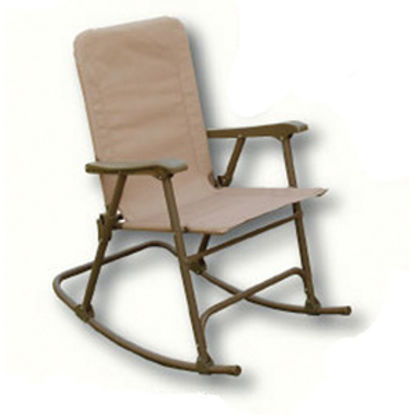 Picture of Prime Products Elite(TM) Arizona Tan Folding Rocker Chair 13-6506 03-0911                                                    