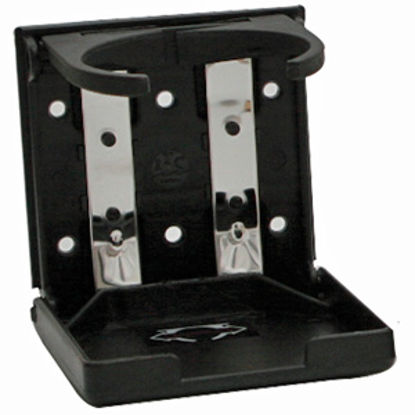 Picture of ITC  Black Wall-Mount Expandable Drink Holder 81405B-D 03-1023                                                               