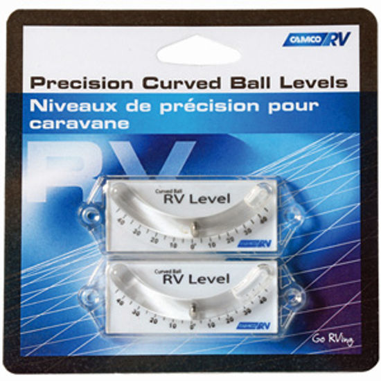 Picture of Camco  2-Pack Screw-On Curve Ball Design RV Level 25553 03-1163                                                              