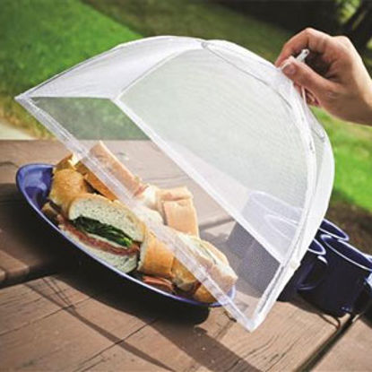 Picture of Camco  Mesh 13"W x 13"L Umbrella Type Food Cover 51302 03-1463                                                               