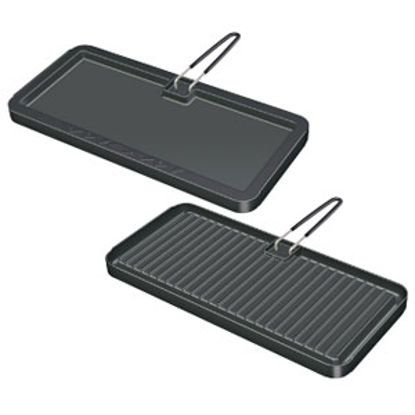 Picture of Magma  17"L x 8"W Rectangular Reversible Non-Stick Aluminum Griddle A10-195 03-1495                                          