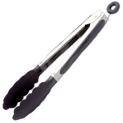 Picture of Norpro Grip-EZ 9"L Nylon & Stainless Steel Frame Campfire Tongs 1968 03-1821                                                 