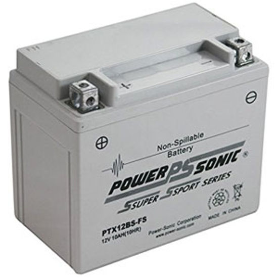 Picture of Power-Sonic  12V 6"L X 3-7/16"W X 5-1/8"H Battery PTX12BS-FS 03-1884                                                         