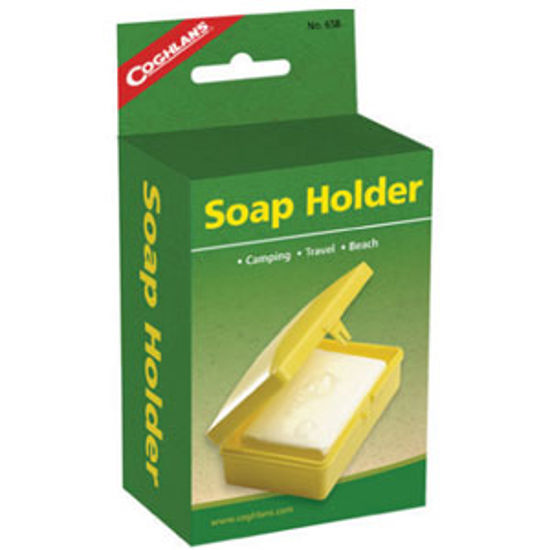 Picture of Coghlan's  Yellow Plastic Box Style Soap Holder 658 03-1921                                                                  