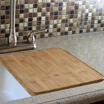 Picture of Camco  13"x15" Bamboo Sink Cover 43437 03-1952                                                                               