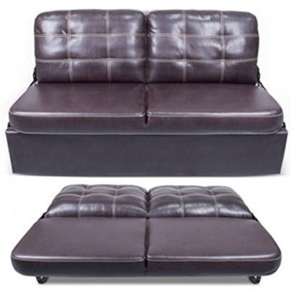 Picture of Lippert Thomas Payne Collection Melody Walnut 62" Jackknife Sofa 364579 03-2059                                              