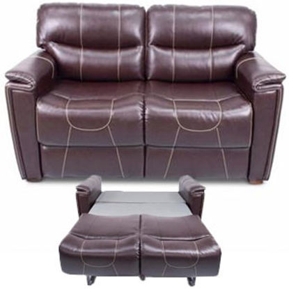 Picture of Lippert Thomas Payne Collection Jaleco Chocolate PolyHyde (TM)) 68" Wide Sofa Sleeper 380400 03-2072                         