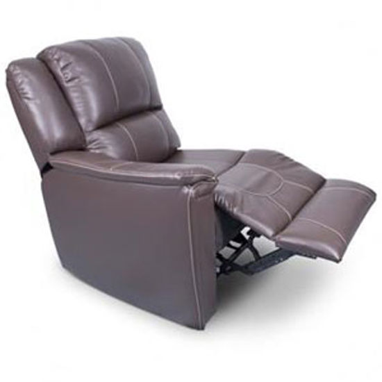 Picture of Lippert Thomas Payne Collection Majestic Chocolate PolyHyde (TM) Right Side Pushback Recliner 386638 03-2076                 