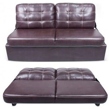 Picture of Lippert Thomas Payne Collection Poise Mahogany PolyHyde (TM) 62" Jackknife Sofa 389307 03-2085                               