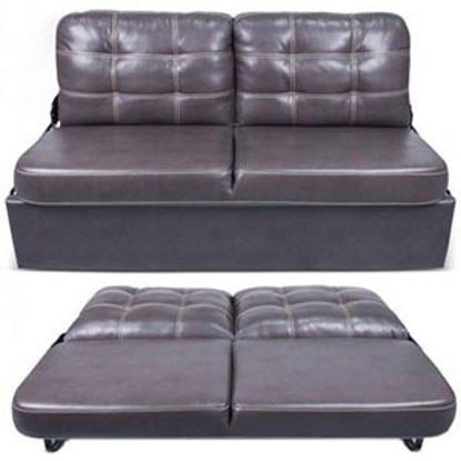 Picture of Lippert Thomas Payne Collection Poise Dark Chocolate PolyHyde (TM) 62" Jackknife Sofa 389308 03-2086                         